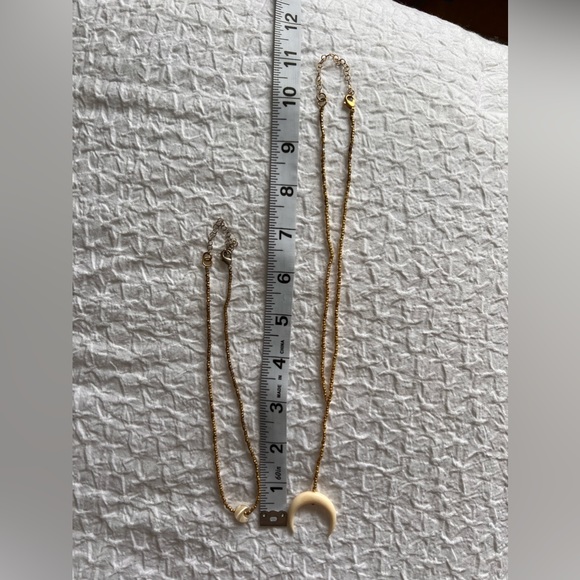 Crescent Moon Layered Necklaces - Picture 6 of 6